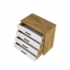 Спальный гарнитур Евро (модульный) Крафт/Белый в Надыме - nadym.mebel24.online | фото 11