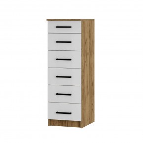 Спальный гарнитур Евро (модульный) Крафт/Белый в Надыме - nadym.mebel24.online | фото 12