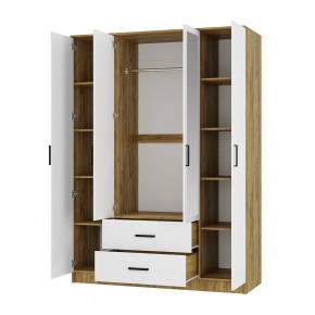 Спальный гарнитур Евро (модульный) Крафт/Белый в Надыме - nadym.mebel24.online | фото 26
