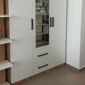 Спальный гарнитур Евро (модульный) Крафт/Белый в Надыме - nadym.mebel24.online | фото 30