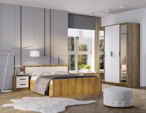 Спальный гарнитур Евро (модульный) Крафт/Белый в Надыме - nadym.mebel24.online | фото 8