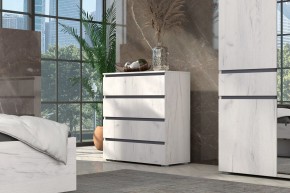 Спальный гарнитур Лиана (Дуб Крафт Белый/Графит) в Надыме - nadym.mebel24.online | фото 6