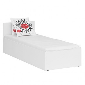 Стандарт Кровать 0800, цвет белый, ШхГхВ 83,5х203,5х70 см., сп.м. 800х2000 мм., без матраса, основание есть в Надыме - nadym.mebel24.online | фото