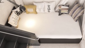 Стандарт Кровать 0900, цвет венге, ШхГхВ 93,5х203,5х70 см., сп.м. 900х2000 мм., без матраса, основание есть в Надыме - nadym.mebel24.online | фото 6