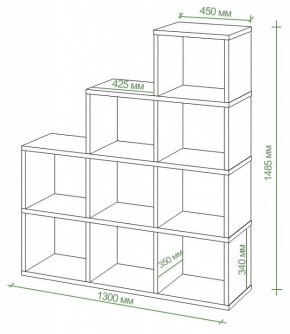 Стеллаж Бартоло СЛД 4 в Надыме - nadym.mebel24.online | фото 2