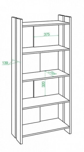 Стеллаж Домино Лайт СТЛ-ОВ в Надыме - nadym.mebel24.online | фото 2