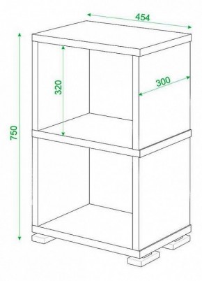 Стеллаж Домино СБ-15/2 в Надыме - nadym.mebel24.online | фото 2