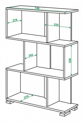 Стеллаж Домино СЛ-5-3 в Надыме - nadym.mebel24.online | фото 2
