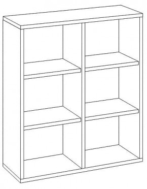 Стеллаж Домино СУ(ш2в1) в Надыме - nadym.mebel24.online | фото 3