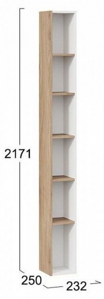Стеллаж-колонка Порто ТД-393.07.25 в Надыме - nadym.mebel24.online | фото 5