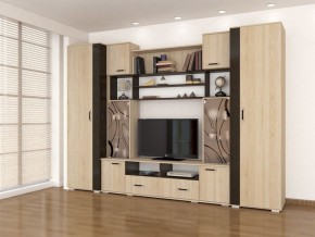 Стенка Оскар-18-1 дуб сонома-венге в Надыме - nadym.mebel24.online | фото