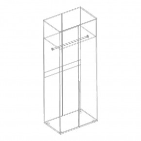 СТИЛ Шкаф 2-ств для одежды в Надыме - nadym.mebel24.online | фото 2
