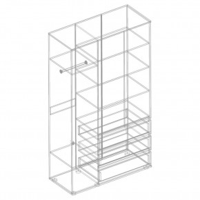 СТИЛ Шкаф 3-ств с 3 ящиками в Надыме - nadym.mebel24.online | фото 2