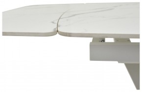 Стол ALATRI 120 GLOSS STATUARIO WHITE SOLID CERAMIC / WHITE, ®DISAUR в Надыме - nadym.mebel24.online | фото 3