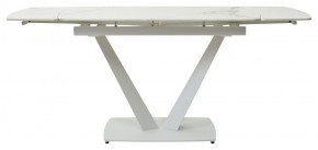 Стол ALATRI 120 GLOSS STATUARIO WHITE SOLID CERAMIC / WHITE, ®DISAUR в Надыме - nadym.mebel24.online | фото 4