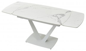 Стол ALATRI 120 GLOSS STATUARIO WHITE SOLID CERAMIC / WHITE, ®DISAUR в Надыме - nadym.mebel24.online | фото 6
