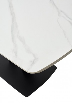 Стол ALATRI 120 MATT WHITE MARBLE SOLID CERAMIC / BLACK, ®DISAUR в Надыме - nadym.mebel24.online | фото 11