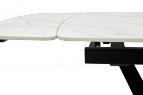 Стол ALATRI 120 MATT WHITE MARBLE SOLID CERAMIC / BLACK, ®DISAUR в Надыме - nadym.mebel24.online | фото 5