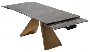Стол ALES 180 BLACK GRAVE SOLID CERAMIC, керамика / бронзовый, ®DISAUR в Надыме - nadym.mebel24.online | фото 9
