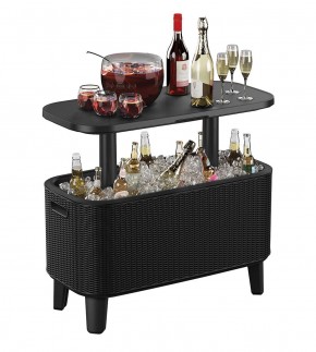 Стол Беви Бар (Bevy Bar Large Cool Bar), графит в Надыме - nadym.mebel24.online | фото 3