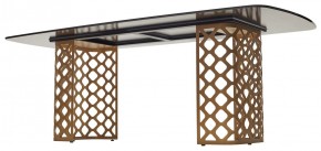 Стол CHIAVARI 220 KL-188 Контрастный мрамор матовый, итальянская керамика / Шампань, ®DISAUR в Надыме - nadym.mebel24.online | фото 5