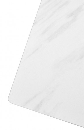 Стол FONDI 180 MARBLES KL-99 Белый мрамор матовый, итальянская керамика/ черный каркас, ®DISAUR в Надыме - nadym.mebel24.online | фото 6