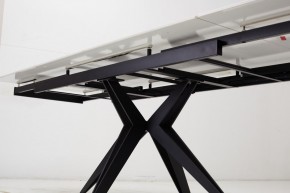 Стол FORIO 160 MATT WHITE MARBLE SOLID CERAMIC / BLACK, ®DISAUR в Надыме - nadym.mebel24.online | фото 4