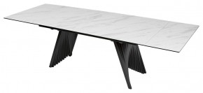 Стол IVAR 200 MARBLES KL-99 Белый мрамор, итальянская керамика, ®DISAUR в Надыме - nadym.mebel24.online | фото 1