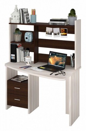 Стол компьютерный Домино Лайт СКЛ-Крл 120+НКЛ-120 в Надыме - nadym.mebel24.online | фото 2