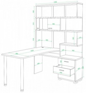 Стол компьютерный Домино нельсон СР-420/150 в Надыме - nadym.mebel24.online | фото 2
