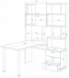 Стол компьютерный Домино нельсон СР-500М/140 в Надыме - nadym.mebel24.online | фото 2