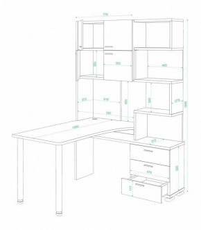 Стол компьютерный Домино нельсон СР-500М190 в Надыме - nadym.mebel24.online | фото 3