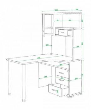 Стол компьютерный Домино СР-130 в Надыме - nadym.mebel24.online | фото 5