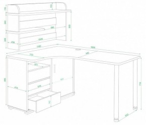 Стол компьютерный Домино СР-145М в Надыме - nadym.mebel24.online | фото 3