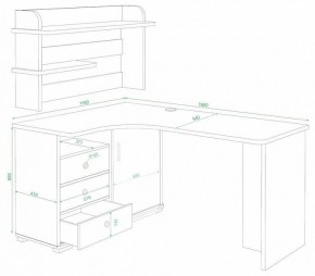 Стол компьютерный Домино СР-165 в Надыме - nadym.mebel24.online | фото 2