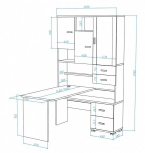 Стол компьютерный Домино СР-620/140 в Надыме - nadym.mebel24.online | фото 3
