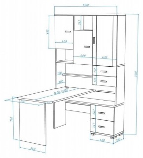 Стол компьютерный Домино СР-620/180 в Надыме - nadym.mebel24.online | фото 2