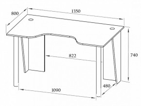 Стол компьютерный КСТ-18 в Надыме - nadym.mebel24.online | фото 2