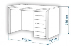 Стол компьютерный Нобиле СтЯ130+НСт130Д в Надыме - nadym.mebel24.online | фото 3