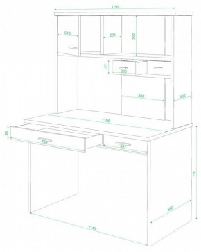 Стол компьютерный СК-60 в Надыме - nadym.mebel24.online | фото 2