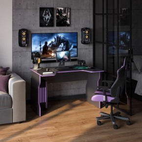 Стол компьютерный ВАРДИГ K1 120x82, антрацит/фиолетовый в Надыме - nadym.mebel24.online | фото 4