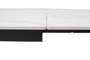 Стол LIVORNO 180 MATT WHITE MARBLE SOLID CERAMIC / BLACK, ®DISAUR в Надыме - nadym.mebel24.online | фото 3