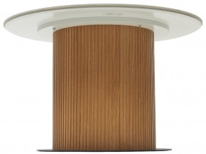 Стол MESA D120 цвет БЕЛЫЙ МРАМОР M326 / Каркас OAK, ®DISAUR в Надыме - nadym.mebel24.online | фото 8