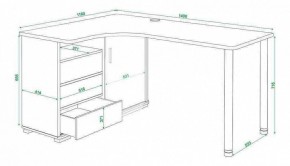 Стол письменный Домино СР-145СМ в Надыме - nadym.mebel24.online | фото 5