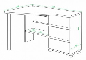 Стол письменный Домино СР-322С в Надыме - nadym.mebel24.online | фото 2