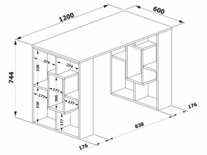 Стол письменный СПм-15 в Надыме - nadym.mebel24.online | фото 3