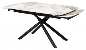 Стол RIVOLI 140 GLOSS LUXURY PANDORA SOLID CERAMIC / BLACK, ®DISAUR в Надыме - nadym.mebel24.online | фото 5