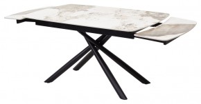 Стол RIVOLI 140 GLOSS LUXURY PANDORA SOLID CERAMIC / BLACK, ®DISAUR в Надыме - nadym.mebel24.online | фото 6