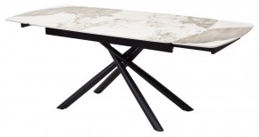 Стол RIVOLI 140 GLOSS LUXURY PANDORA SOLID CERAMIC / BLACK, ®DISAUR в Надыме - nadym.mebel24.online | фото 7