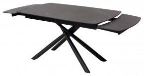 Стол RIVOLI 140 MATT BLACK MARBLE SOLID CERAMIC / BLACK, ®DISAUR в Надыме - nadym.mebel24.online | фото 6
